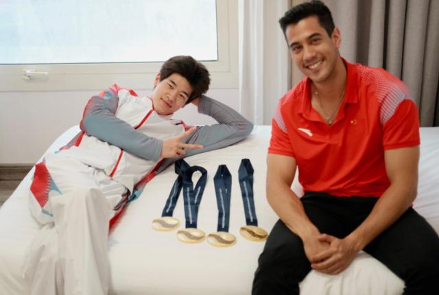 潘展乐的葡萄牙体能教练 通过“领英”找到这份工作